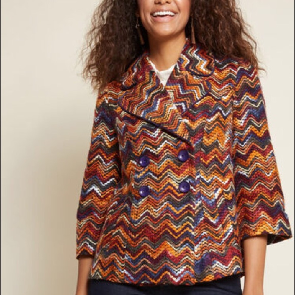 ModCloth Better When Bolder Coat